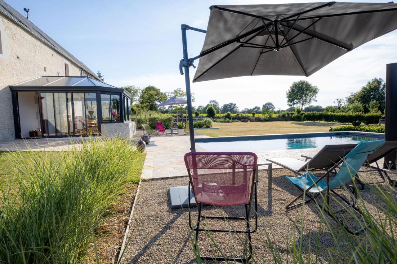 Au Manoir Des Loges Bed & Breakfast Quettreville-sur-Sienne Exterior photo